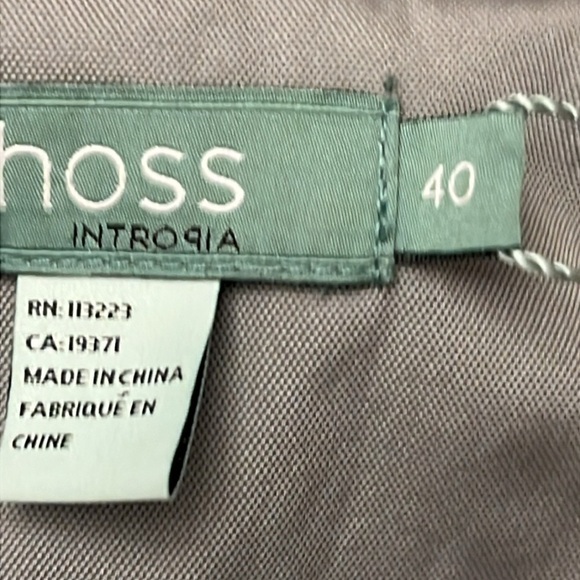 Hoss Intropia Women’s Knee Length Trench Coat LARGE Grey - Picture 6 of 7